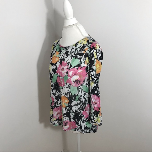 Lauren Ralph Lauren Floral Linen Top - Picture 7 of 9